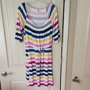 Old Navy Pink and White Striped Top